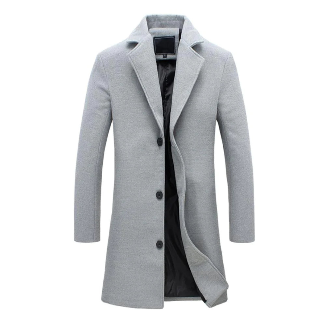Langer Trenchcoat für Herren